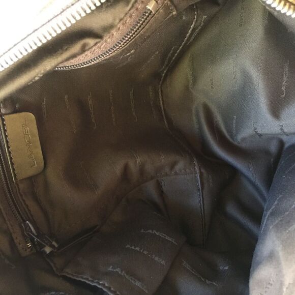 Lancel Shoulder Bag Brown Made in France - Picture 6 of 7